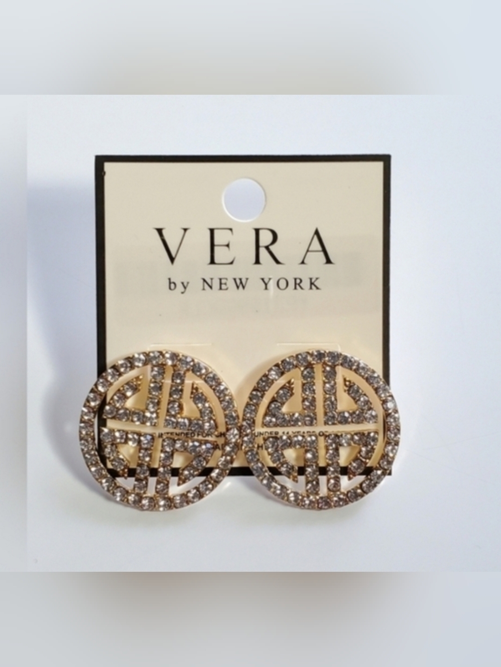 Greek Key Stud Earrings - Vintage Design